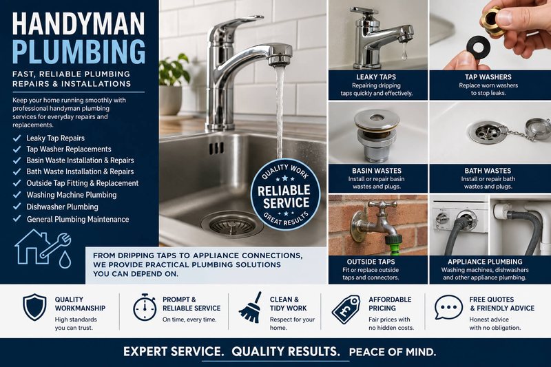Handyman Plumbing in Cambridge