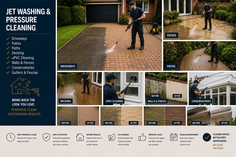 Jet Washing & Cleaning in Cambridge